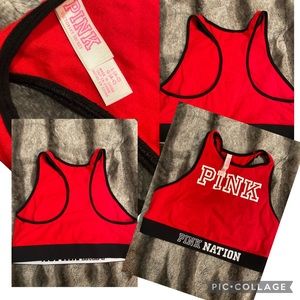 Victoria secrets red crop